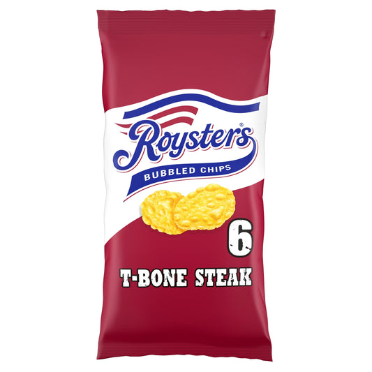 Roysters T-Bone Steak Multipack Crisps 6x21g — image 1