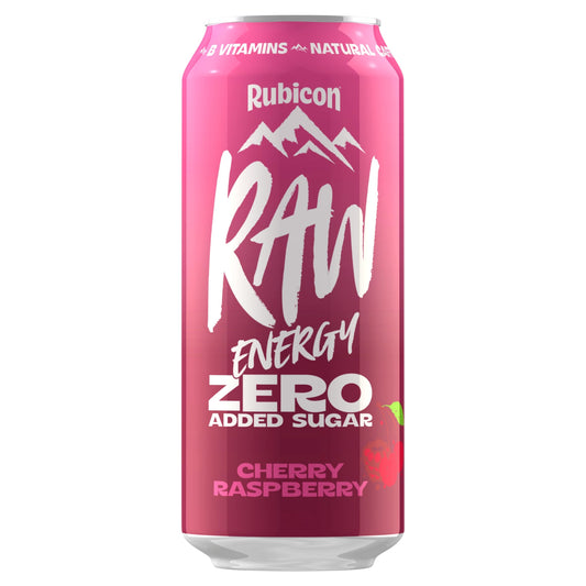 Rubicon RAW Energy Cherry Raspberry Zero Added Sugar 500ml — image 1
