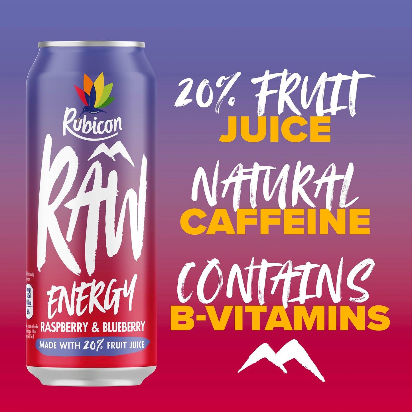 Rubicon Raw Energy Raspberry Blueberry 500Ml — image 2