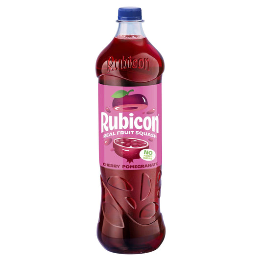 Rubicon Real Fruit Cherry Pomegranate No Added Sugar Squash 1l