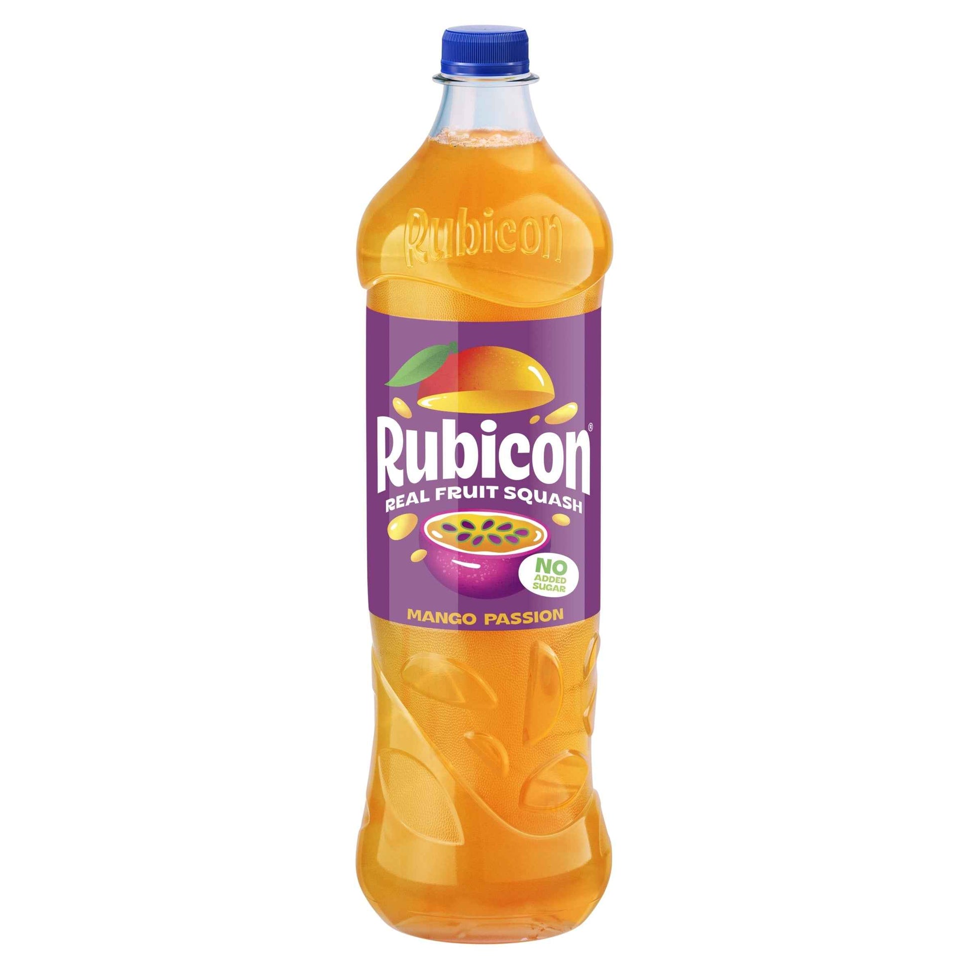 Rubicon Real Fruit Mango Passion No Added Sugar Squash 1l