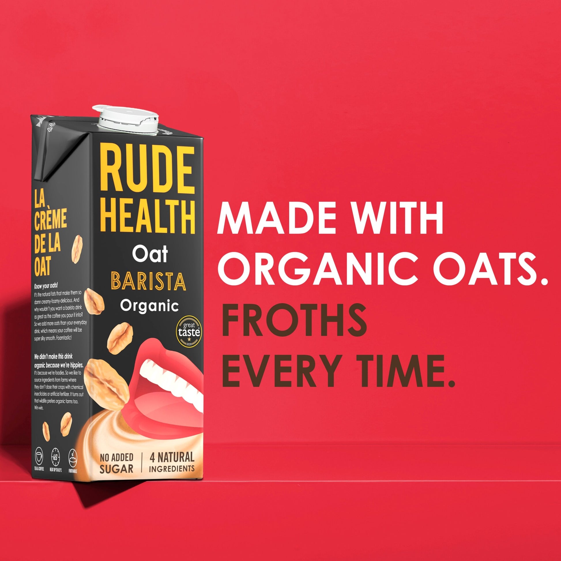 Rude Health Organic Oat Barista Drink 1l — image 2