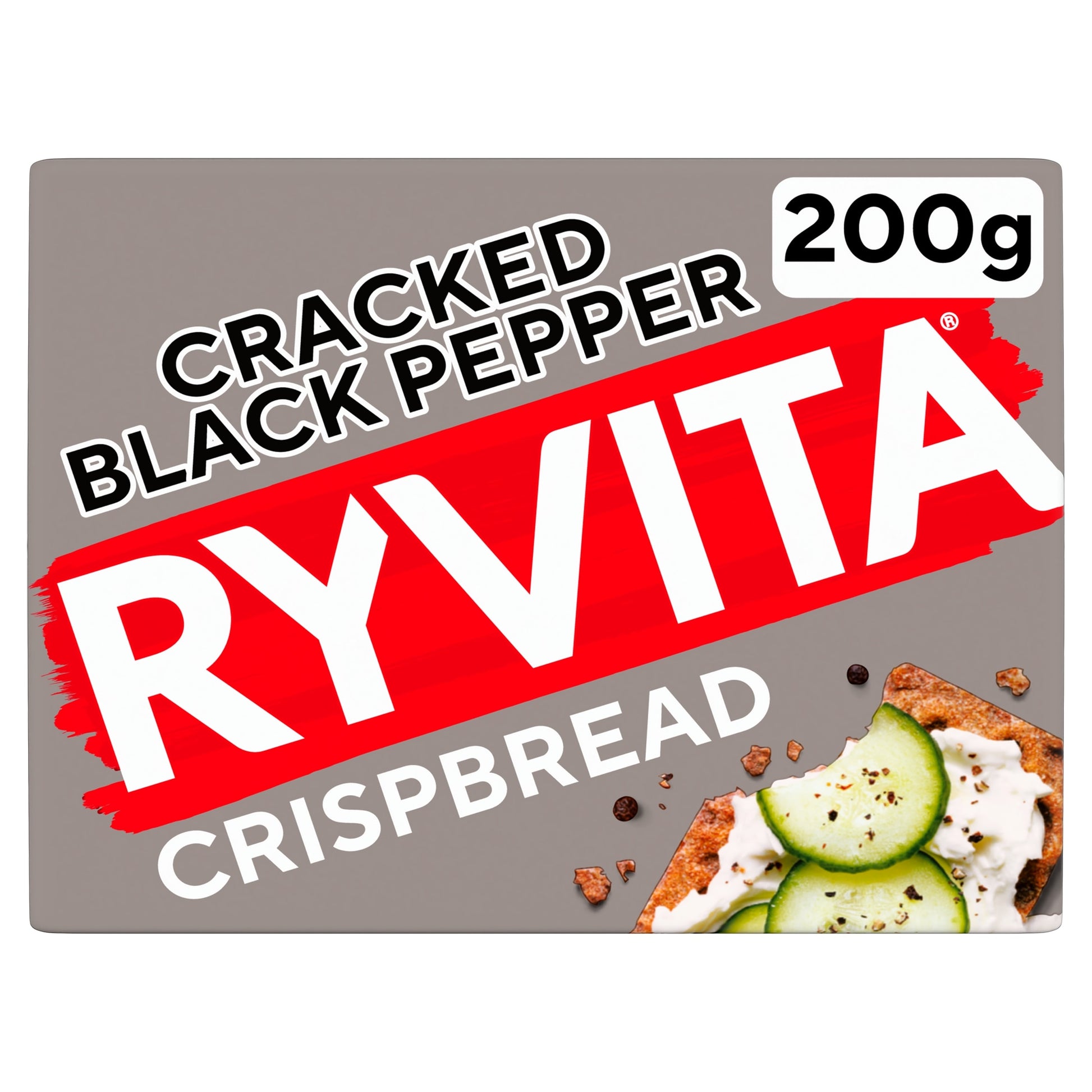 RYVITA Cracked Black Pepper Crispbread 200g — image 1