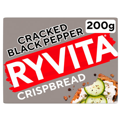 RYVITA Cracked Black Pepper Crispbread 200g — image 1