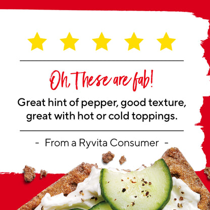 RYVITA Cracked Black Pepper Crispbread 200g — image 4