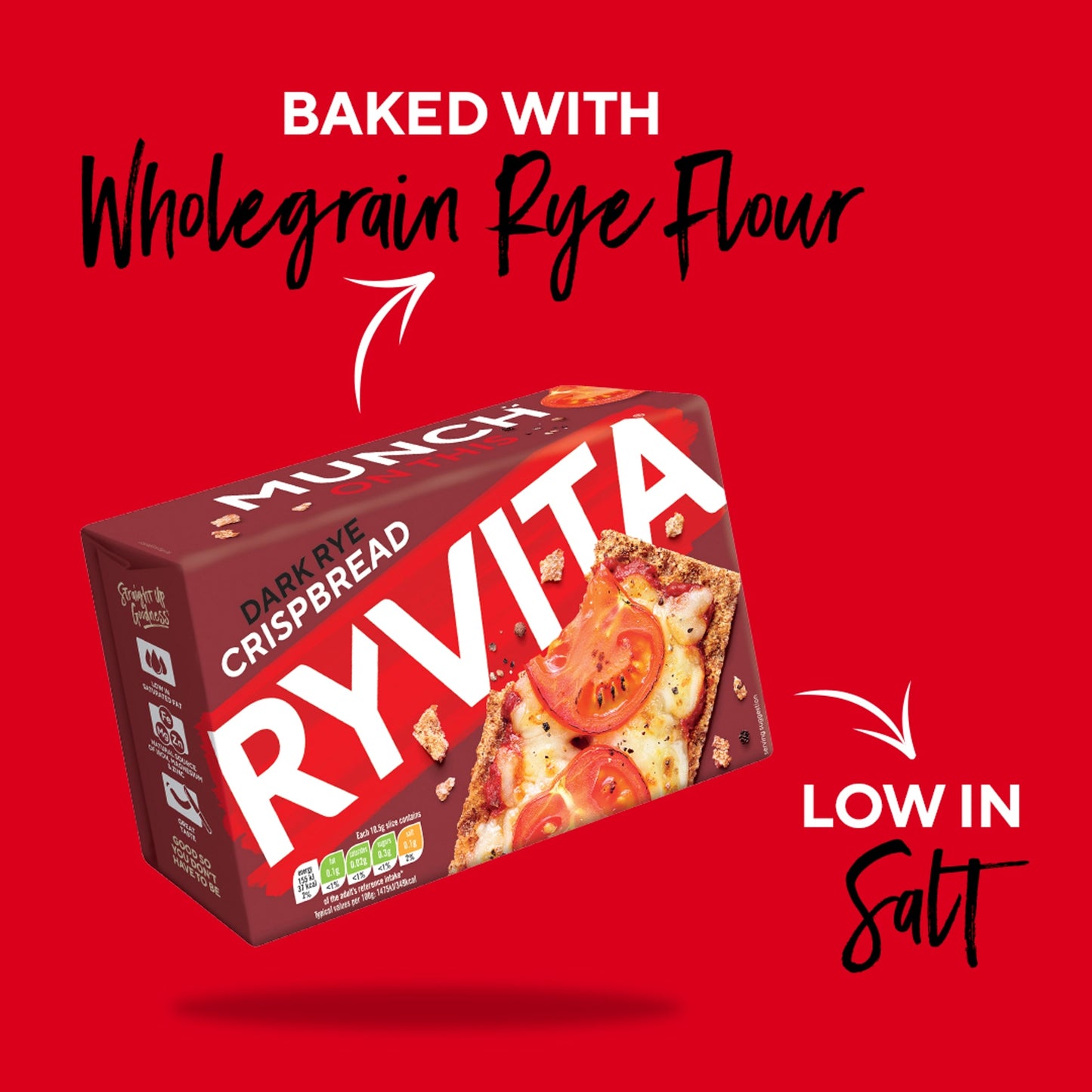 Ryvita Dark Rye Crisp Bread 250G — image 5