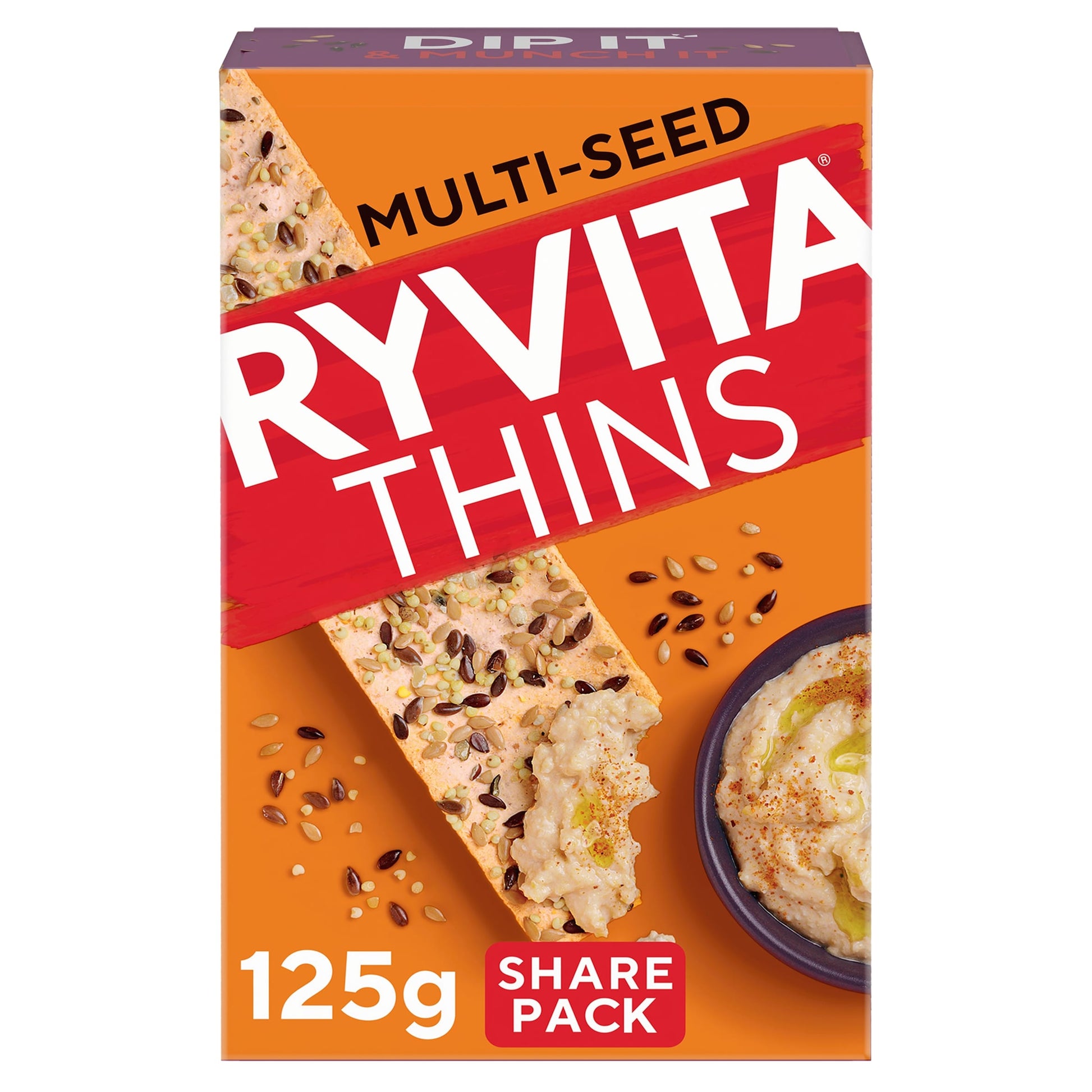 Ryvita Multiseed Thins 125G — image 1