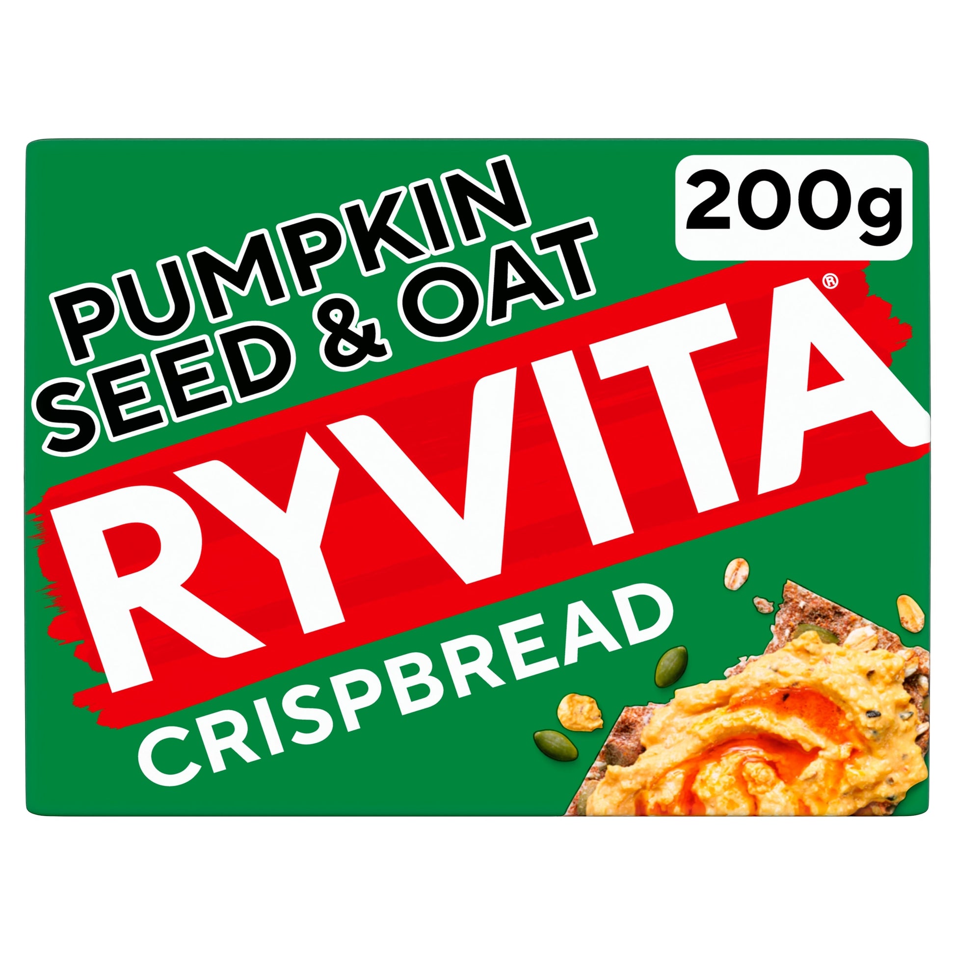 Ryvita Pumpkin Seed & Oat Crisp Bread 200G — image 1