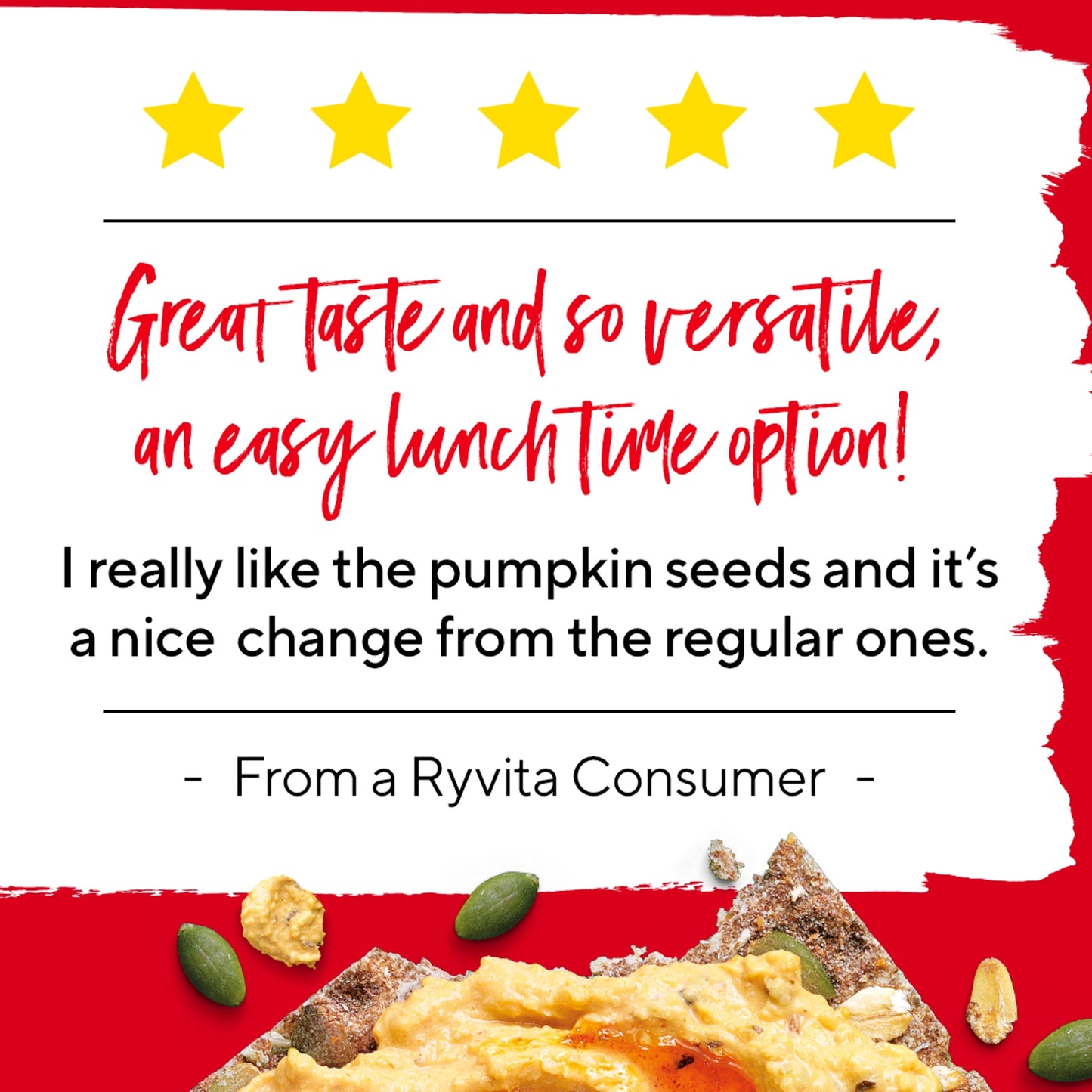 Ryvita Pumpkin Seed & Oat Crisp Bread 200G — image 4