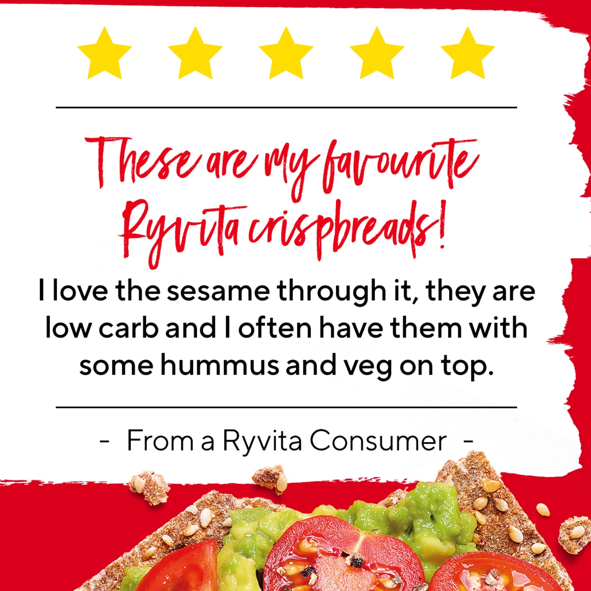 Ryvita Sesame Crispbread 250g — image 5