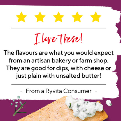 Ryvita Thins Flatbreads - Rosemary & Sea Salt 125g — image 5