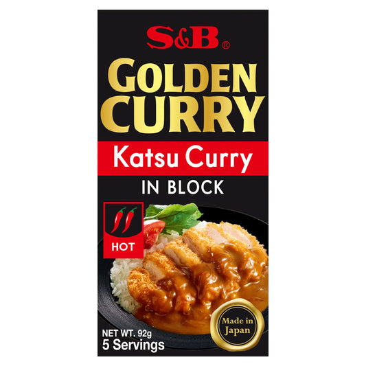 S&B Japanese Golden Curry Mix in Block Hot 92g — image 1