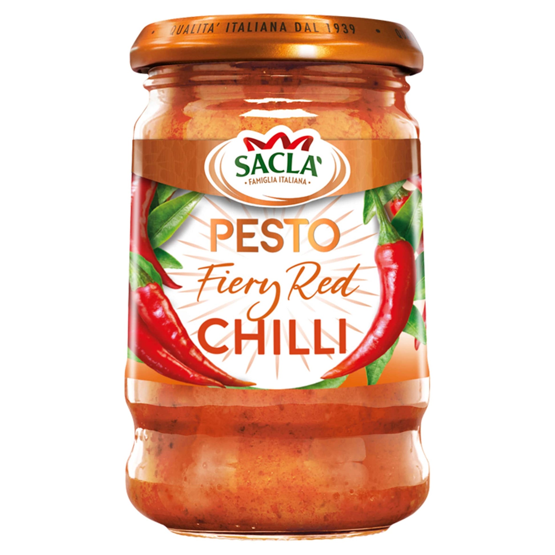 Sacla Fiery Chilli Pesto 190G — image 1