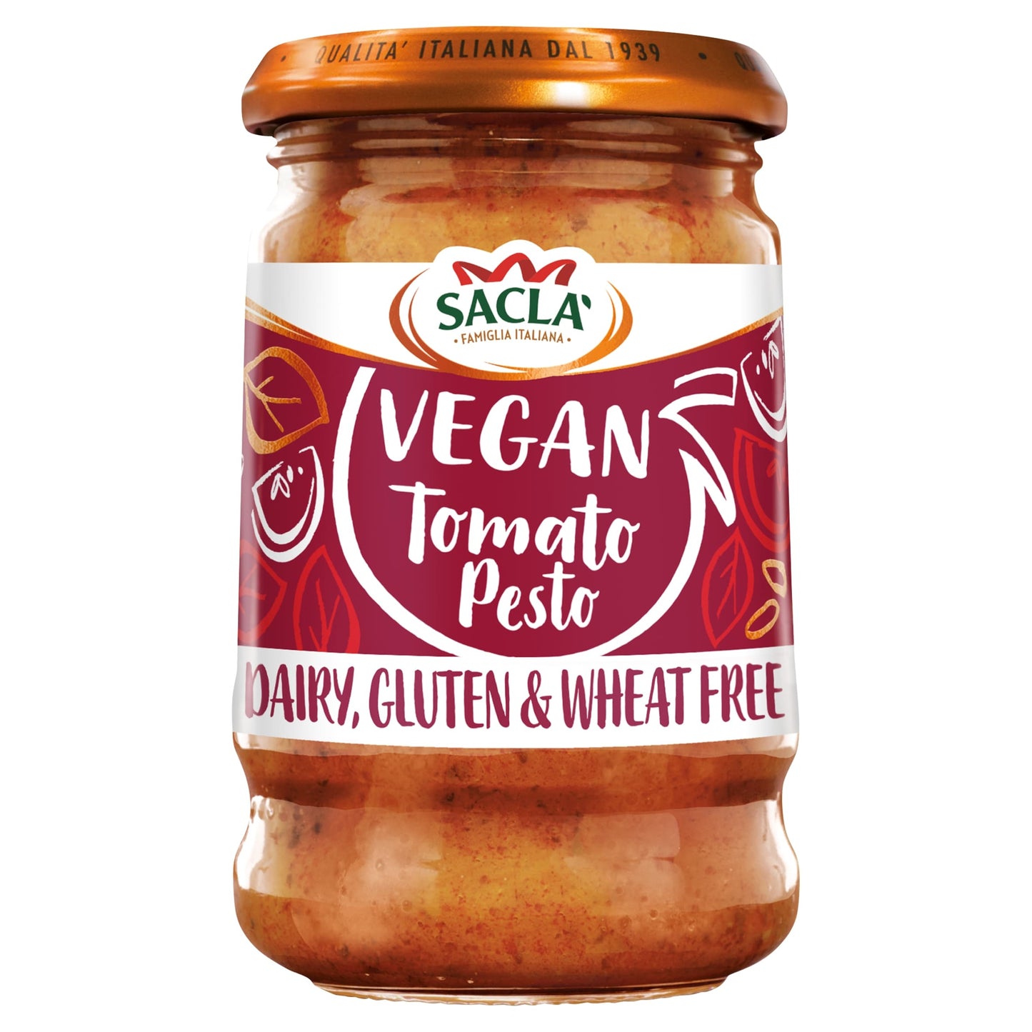 Sacla Tomato Pesto Gluten Free 190G — image 1