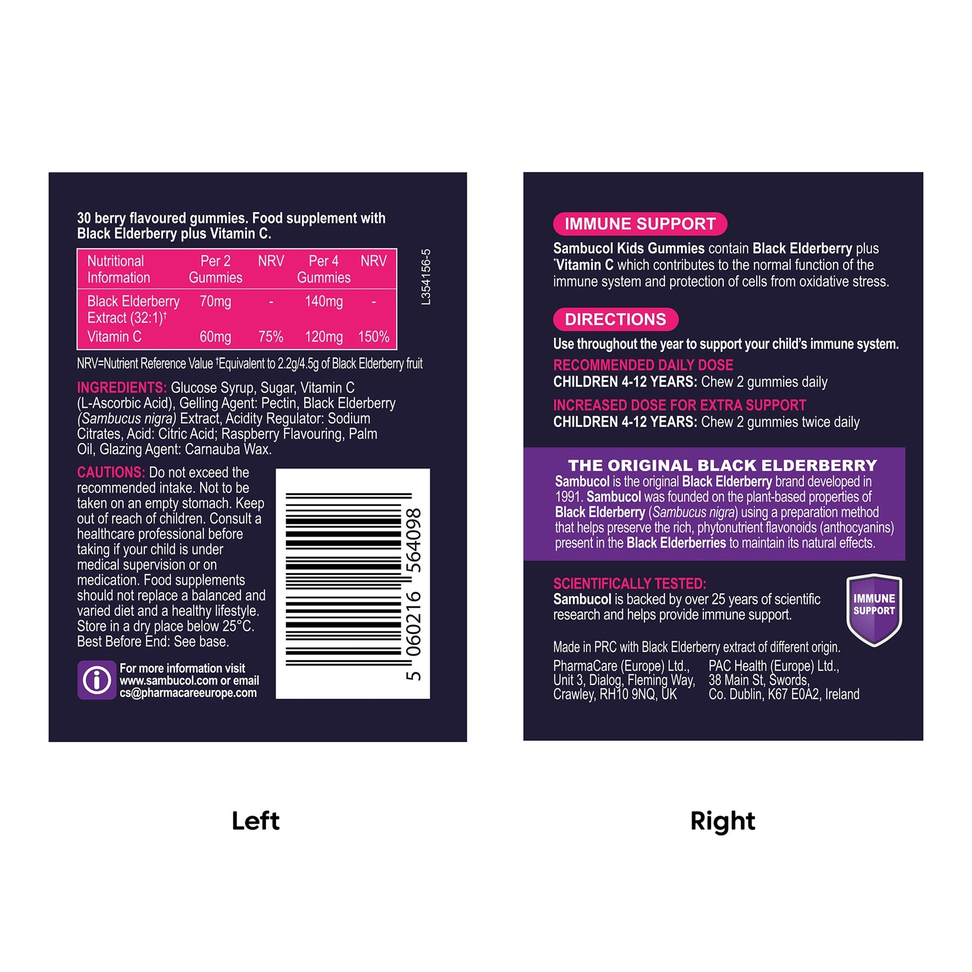 Sambucol Blk E/Berry For Kids Gummies 30s — image 2