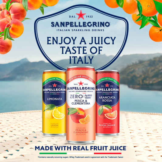 San Pellegrino Italian Sparkling Drinks cherry & Lemon 6x330ml — image 2
