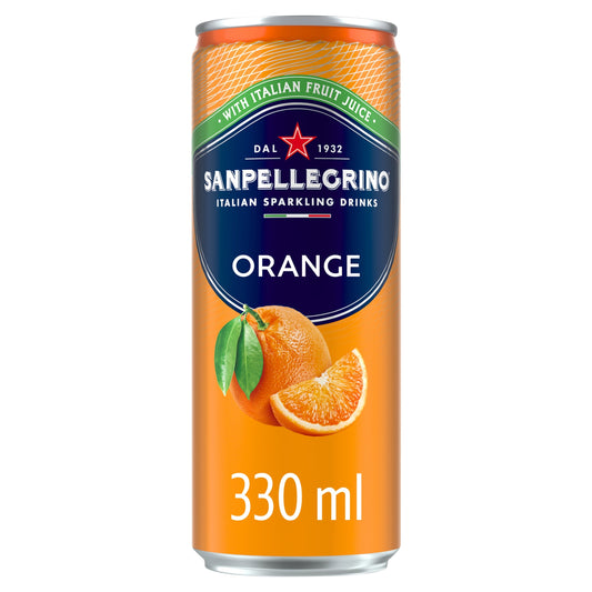 San Pellegrino Orange Soft Drink 330ml — image 1