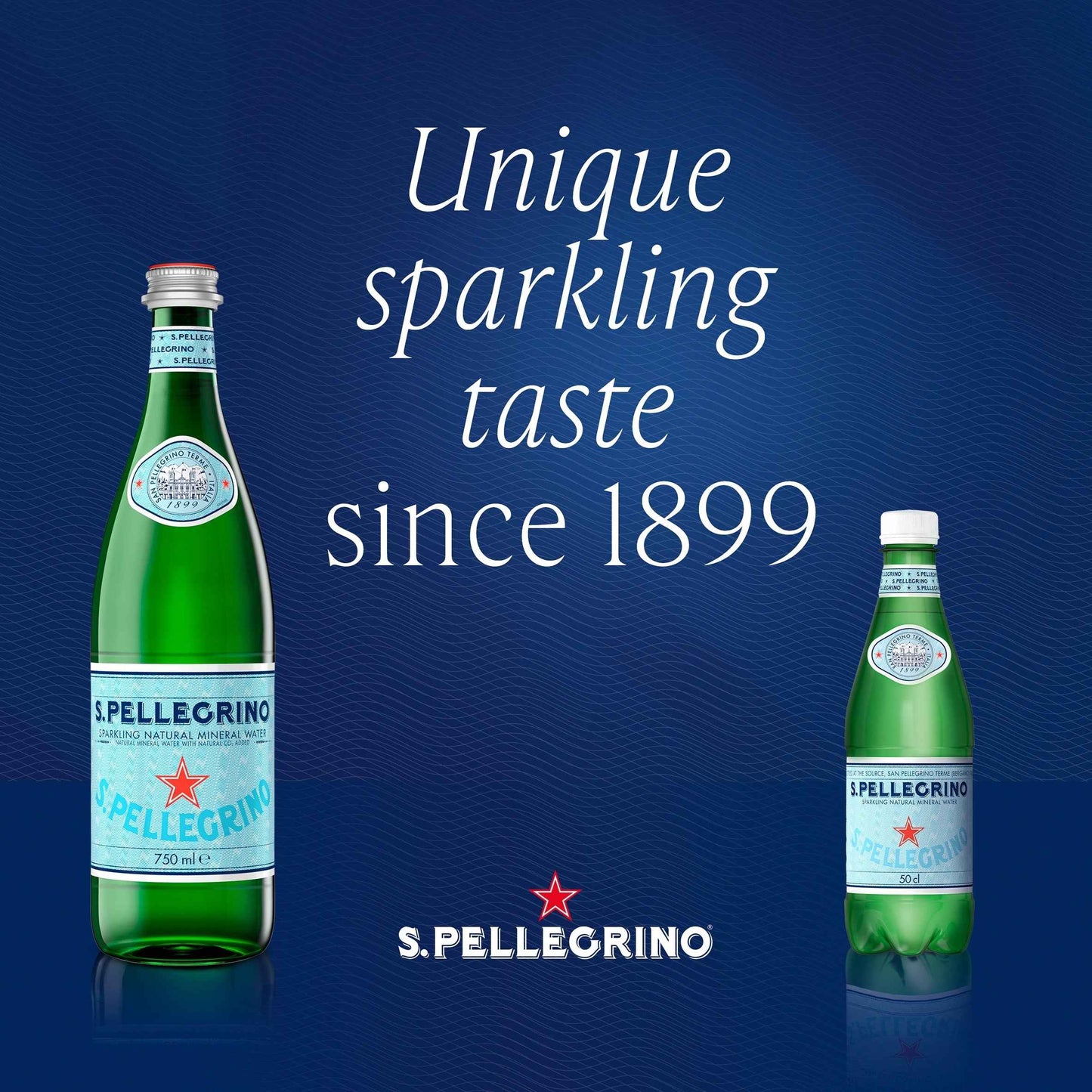 SAN PELLEGRINO Sparkling Natural Mineral Water 1l