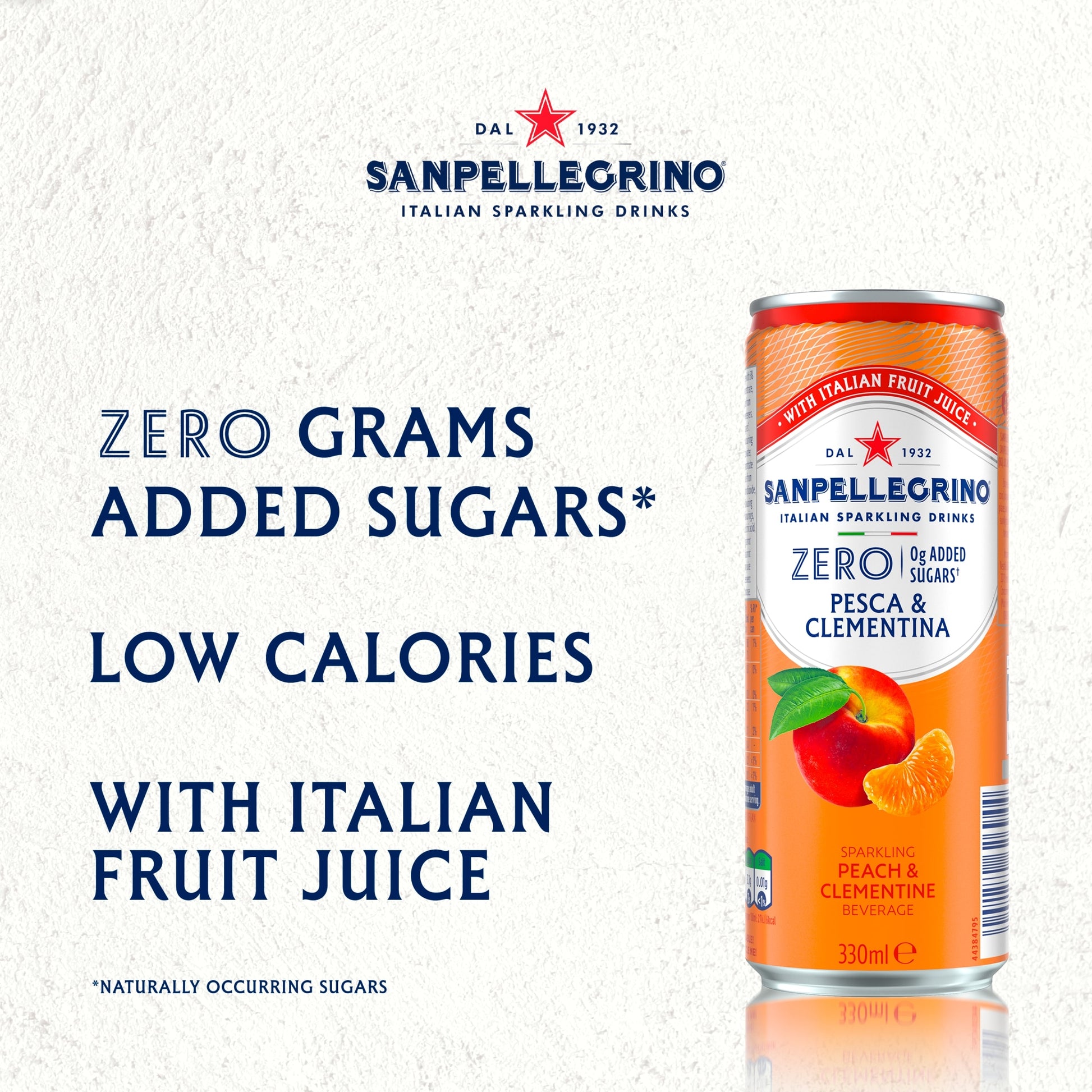San Pellegrino Zero Peach & Clementine 6X330Ml — image 2