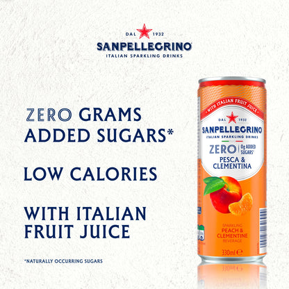 San Pellegrino Zero Peach & Clementine 6X330Ml — image 2