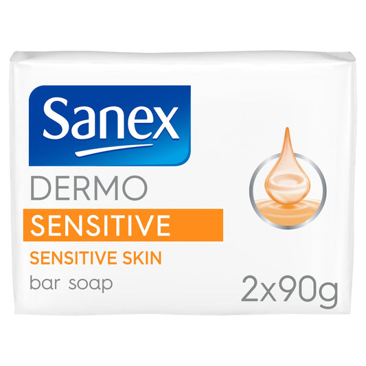 Sanex Dermo Sensitive Hypo Allergenic Bar Soap 2X90g — image 1