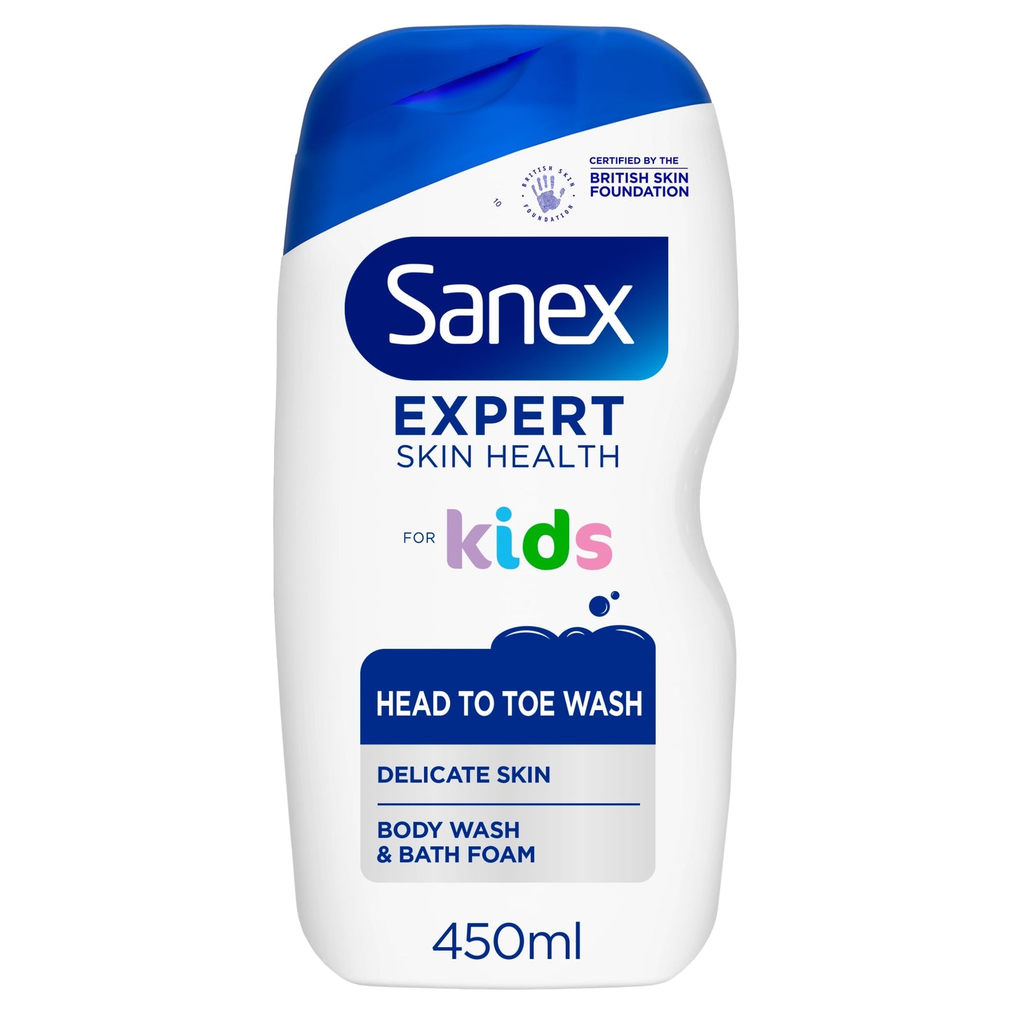 Sanex Expert Skin Health Kids Head To Toe Body Wash 450ml — image 1