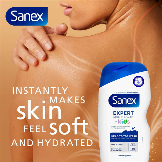 Sanex Expert Skin Health Kids Head To Toe Body Wash 450ml — image 2