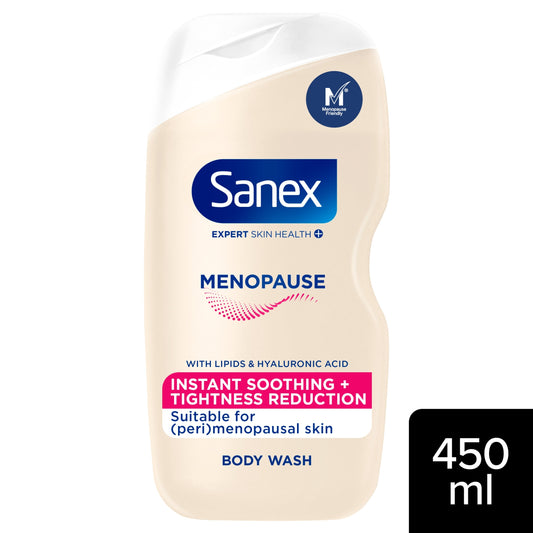 Sanex Expert Skin Health+ Menopause Shower Gel Body Wash 450ml — image 1