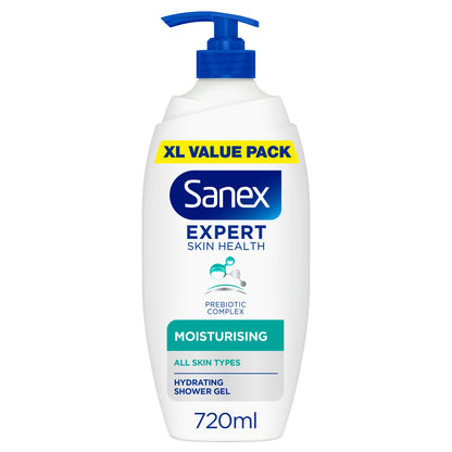 Sanex Expert Skin Health Moisturising Shower Gel Body Wash 720Ml — image 1