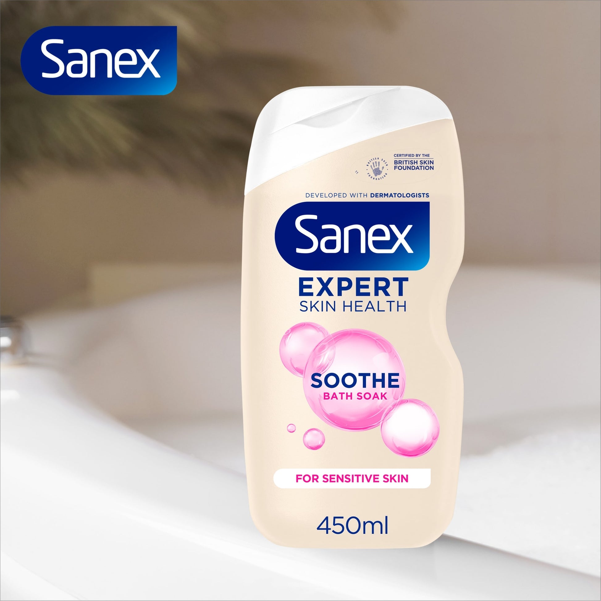 Sanex Expert Skin Health Sensitive Bath Soak 450Ml — image 2