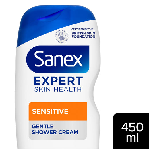 Sanex Expert Skin Health Sensitive Shower Gel Body Wash 450Ml — image 1