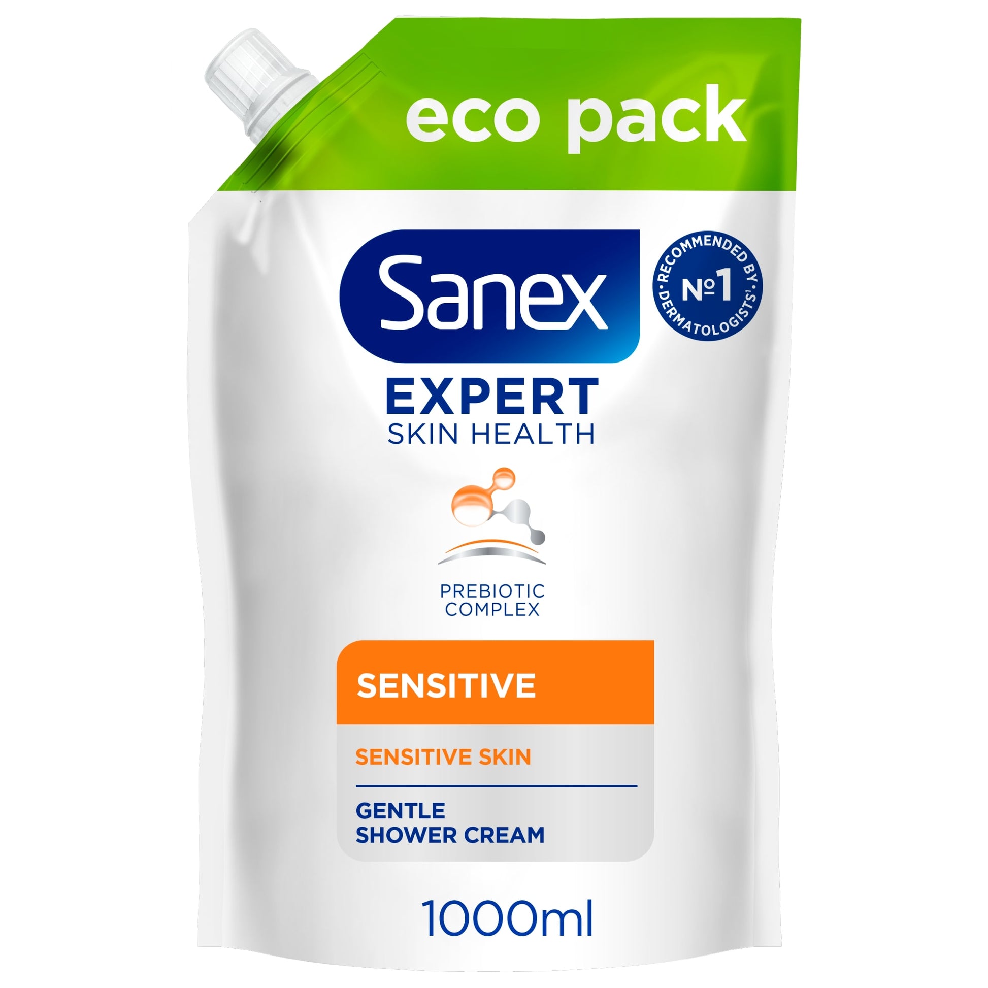 Sanex Expert Skin Health Sensitive Shower Gel Cream 1 Litre — image 1