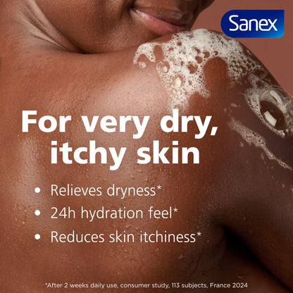 Sanex Expert Skin Health+ Skin Therapy Anti Dryness Shower Gel Body Wash 450ml — image 3