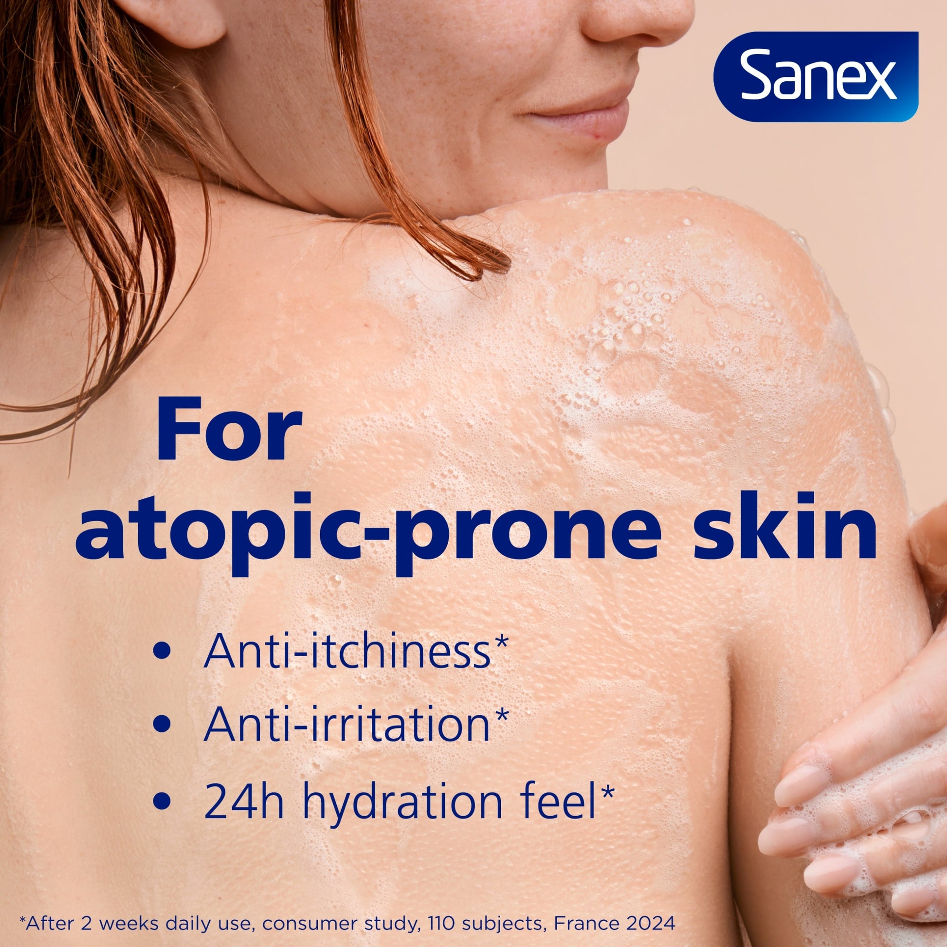 Sanex Expert Skin Health+ Skin Therapy Anti Irritation Shower Gel Body Wash 450ml — image 2