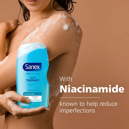 Sanex Expert Skin Health + Skin Therapy Smooth Skin Texture Shower Gel Body Wash 450ml — image 4