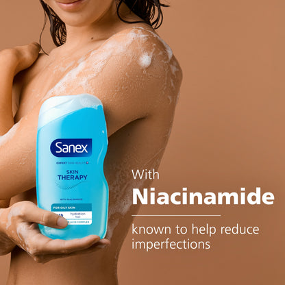 Sanex Expert Skin Health + Skin Therapy Smooth Skin Texture Shower Gel Body Wash 450ml — image 4
