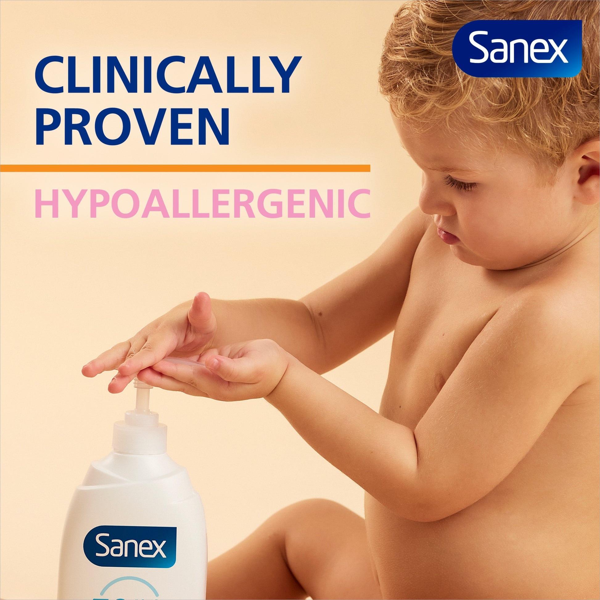 Sanex Zero% Baby Hypoallergenic Nourishing Bath Wash & Shampoo 450ml — image 4