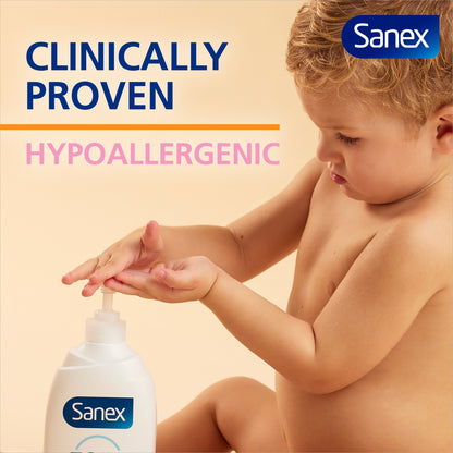 Sanex Zero% Baby Hypoallergenic Nourishing Bath Wash & Shampoo 450ml — image 4