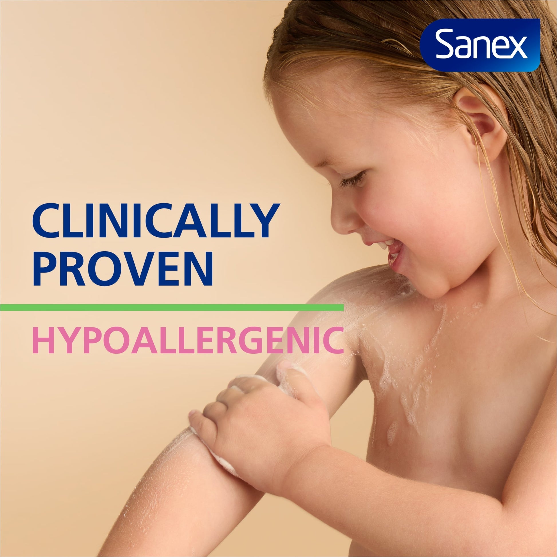 Sanex Zero% Hypoallergenic Kids Head to Toe Bubble Bath & Shower Gel 450ml — image 4