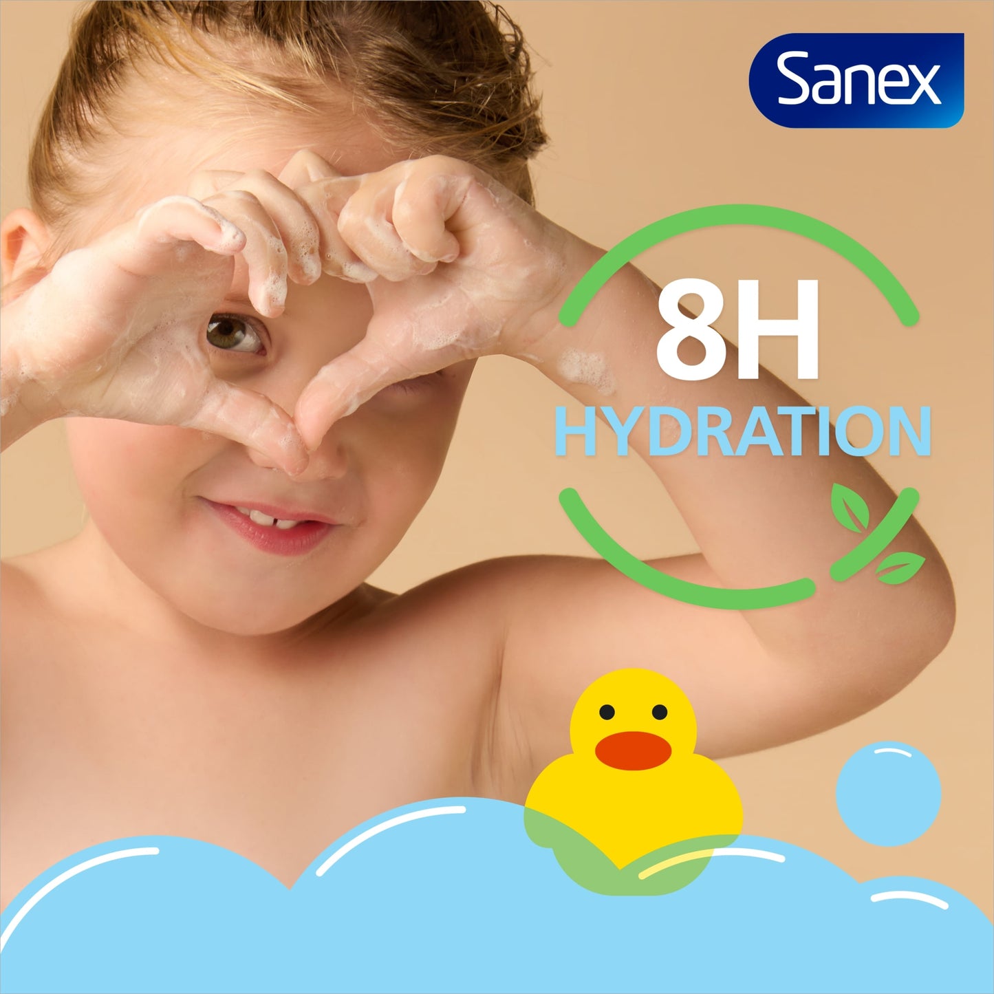 Sanex Zero% Hypoallergenic Kids Head to Toe Bubble Bath & Shower Gel 450ml — image 5