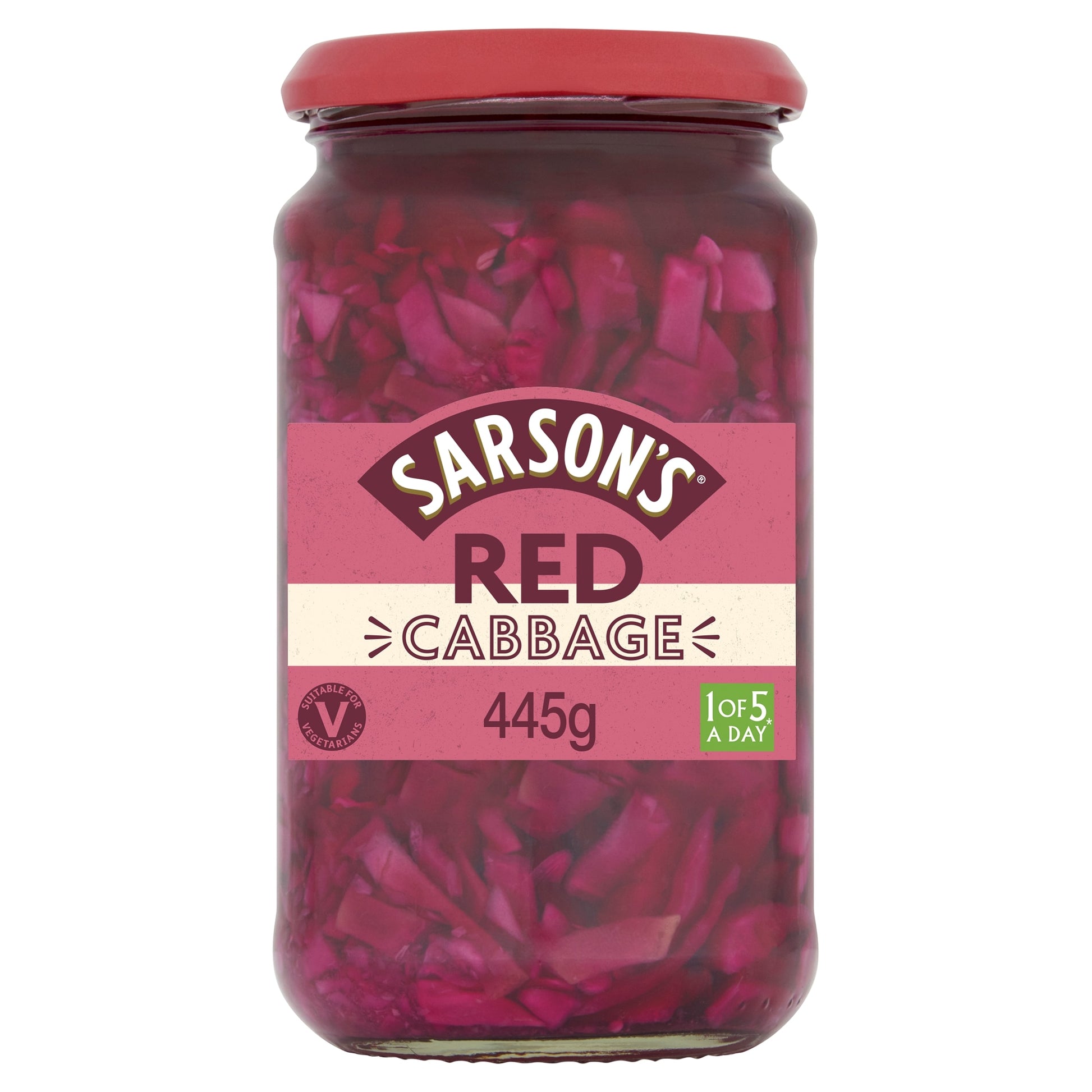 Sarsons Sweet & Mild Red Cabbage 445g — image 1