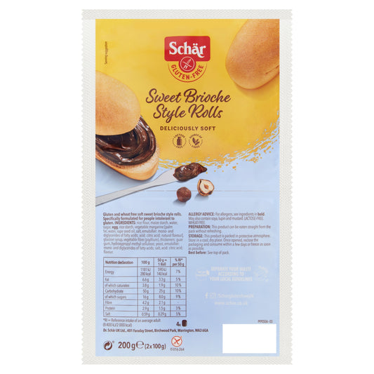 Schar Sweet Brioche Rolls 200G — image 1