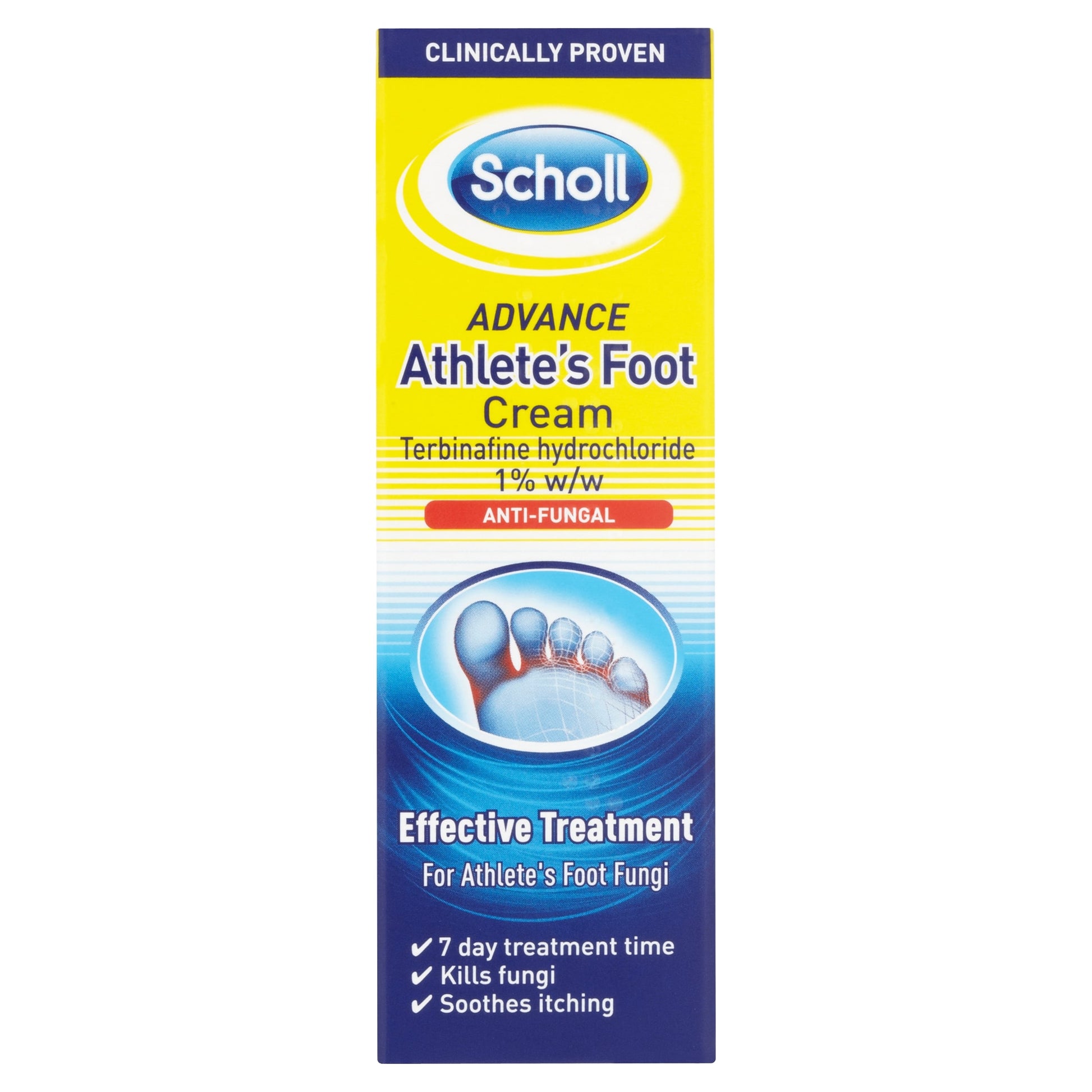 Scholl Advance Athlete's Foot Anti-Fungal Cream Care 15g — image 1