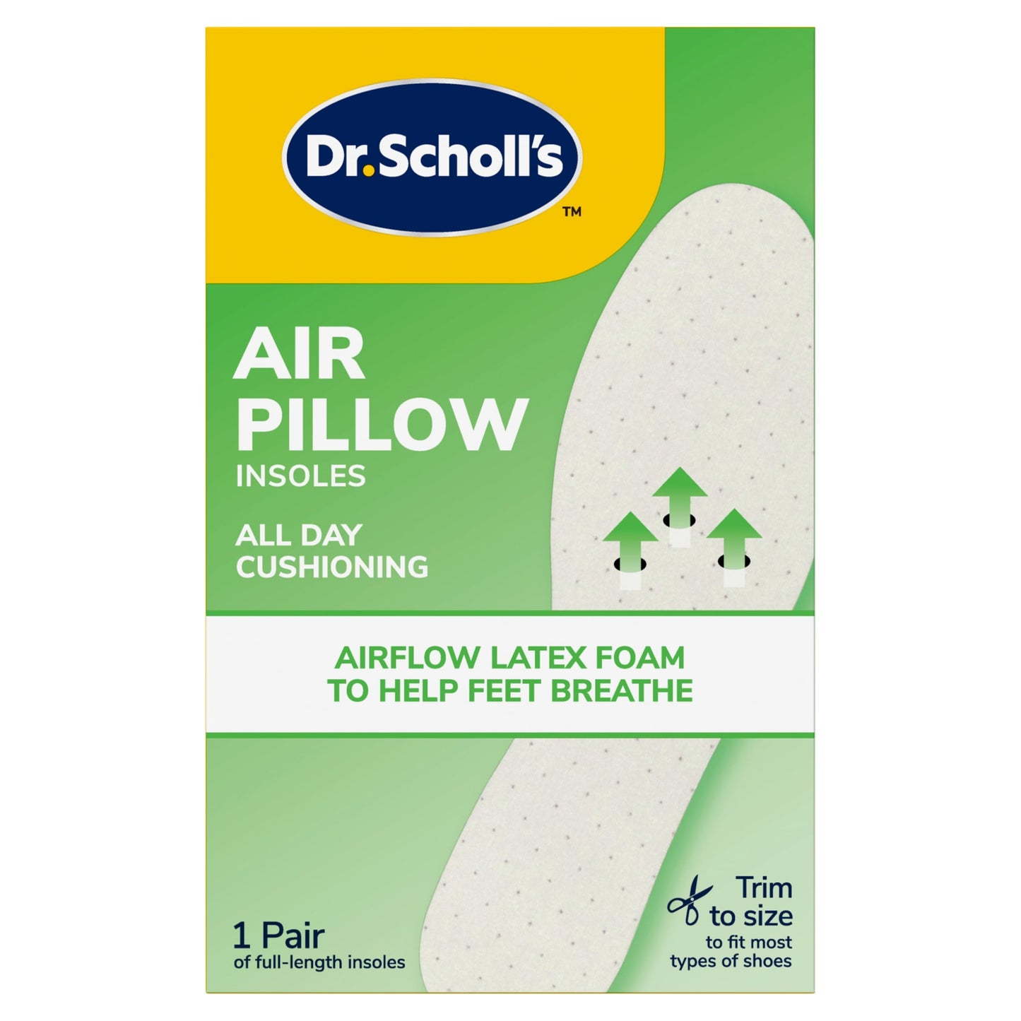 Scholl Air Cushion Everyday Insoles 1 Pair — image 1