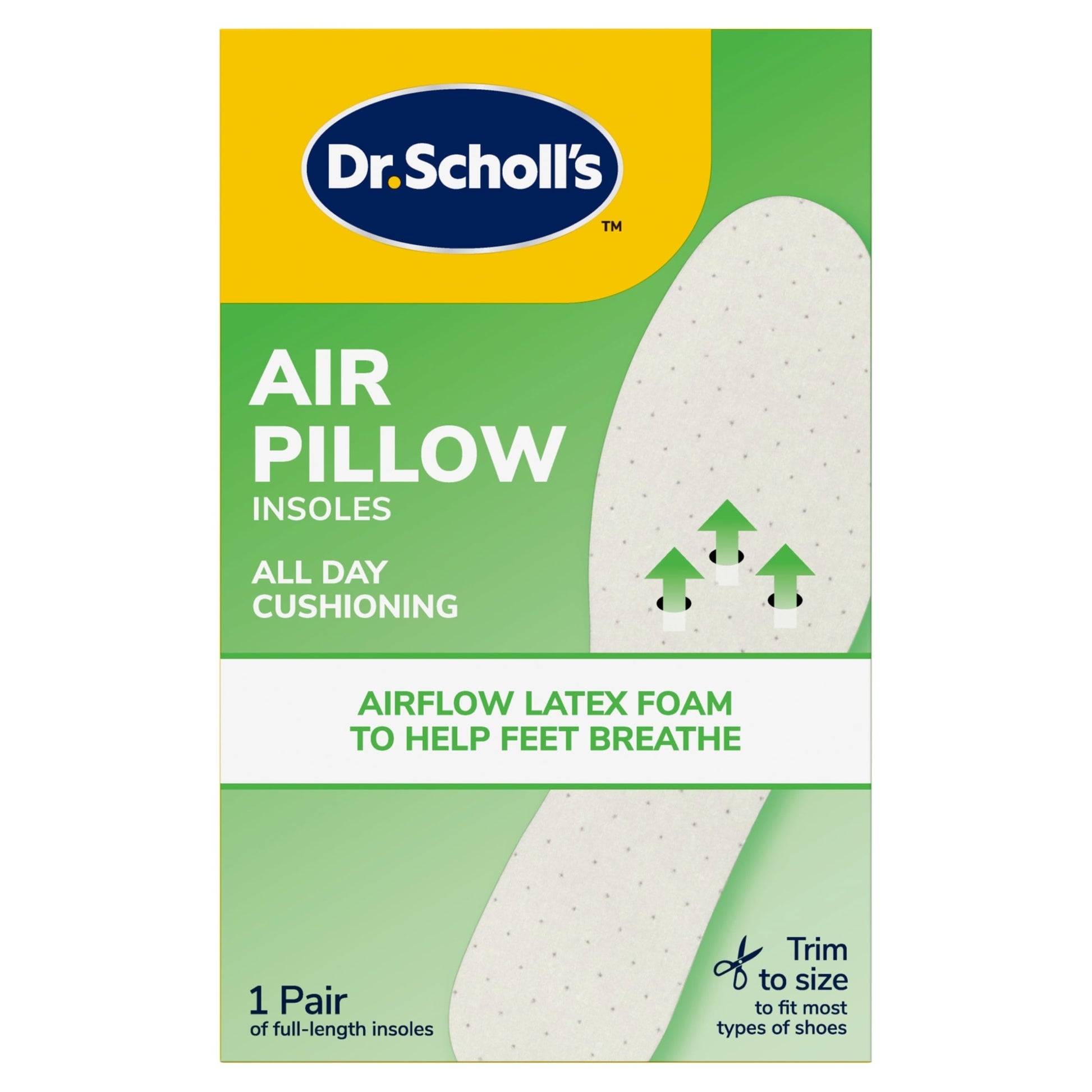 Scholl Air Cushion Everyday Insoles 1 Pair — image 1