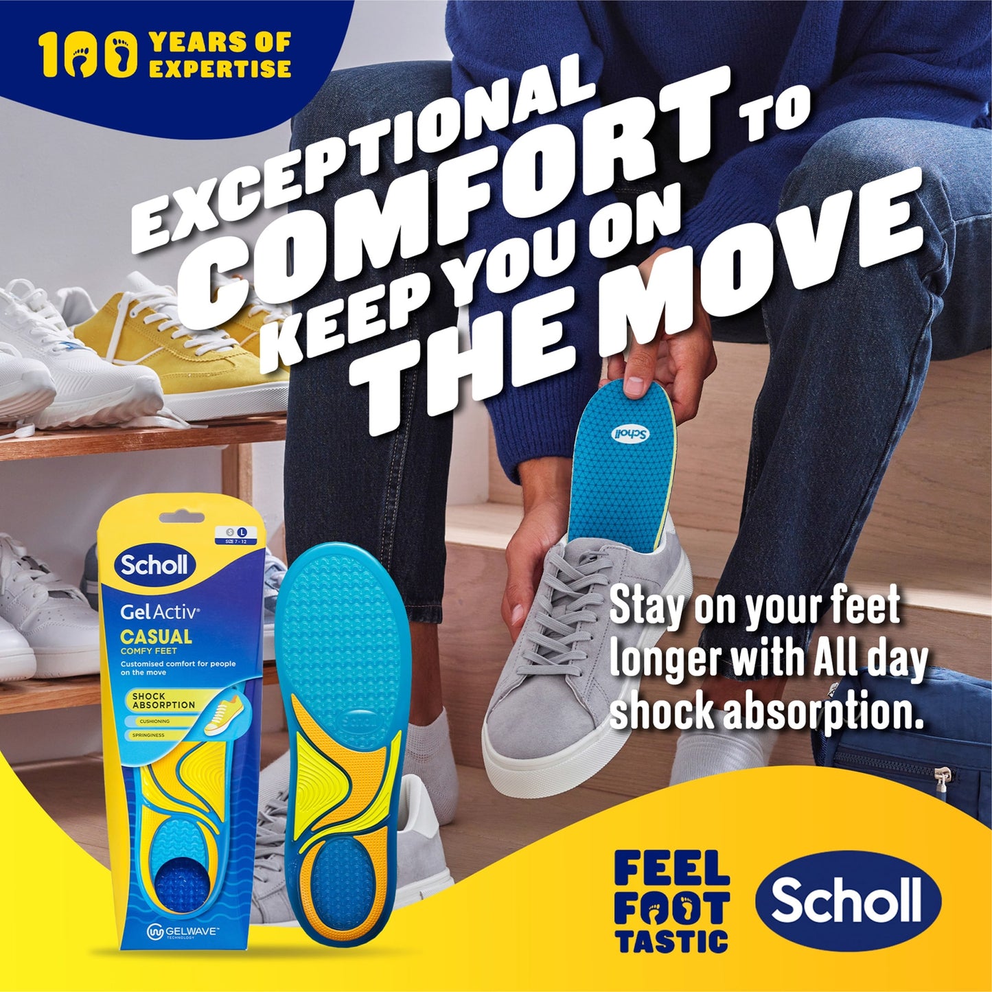 Scholl Gel Activ Insole for Men - Regular Pack — image 2