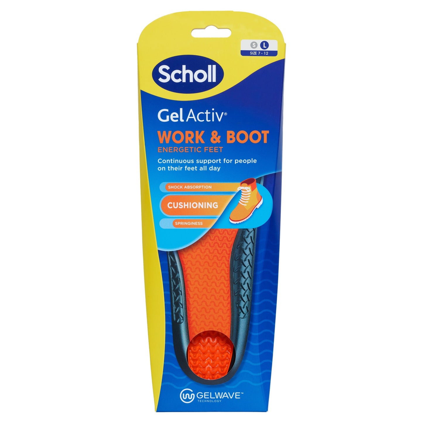 Scholl Gelactiv Insole Work - Men — image 1