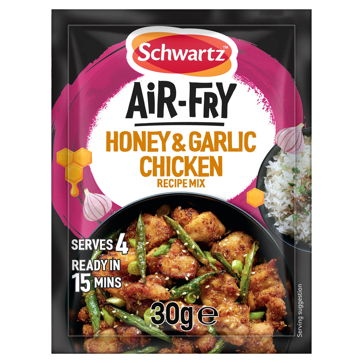 Schwartz Air Fry Honey & Garlic Chicken Recipe Mix 30g — image 1