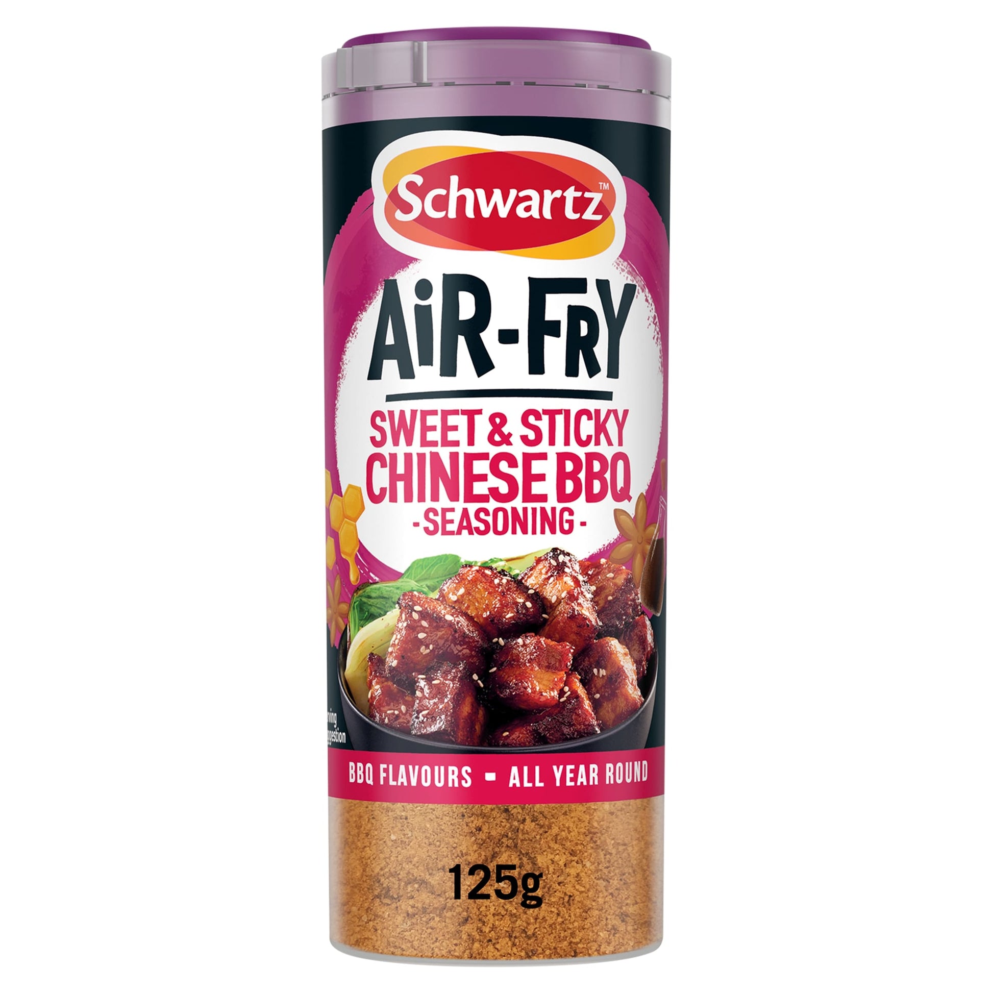 Schwartz Air Fry Sweet & Sticky Chinese BBQ Seasoning 125g — image 1