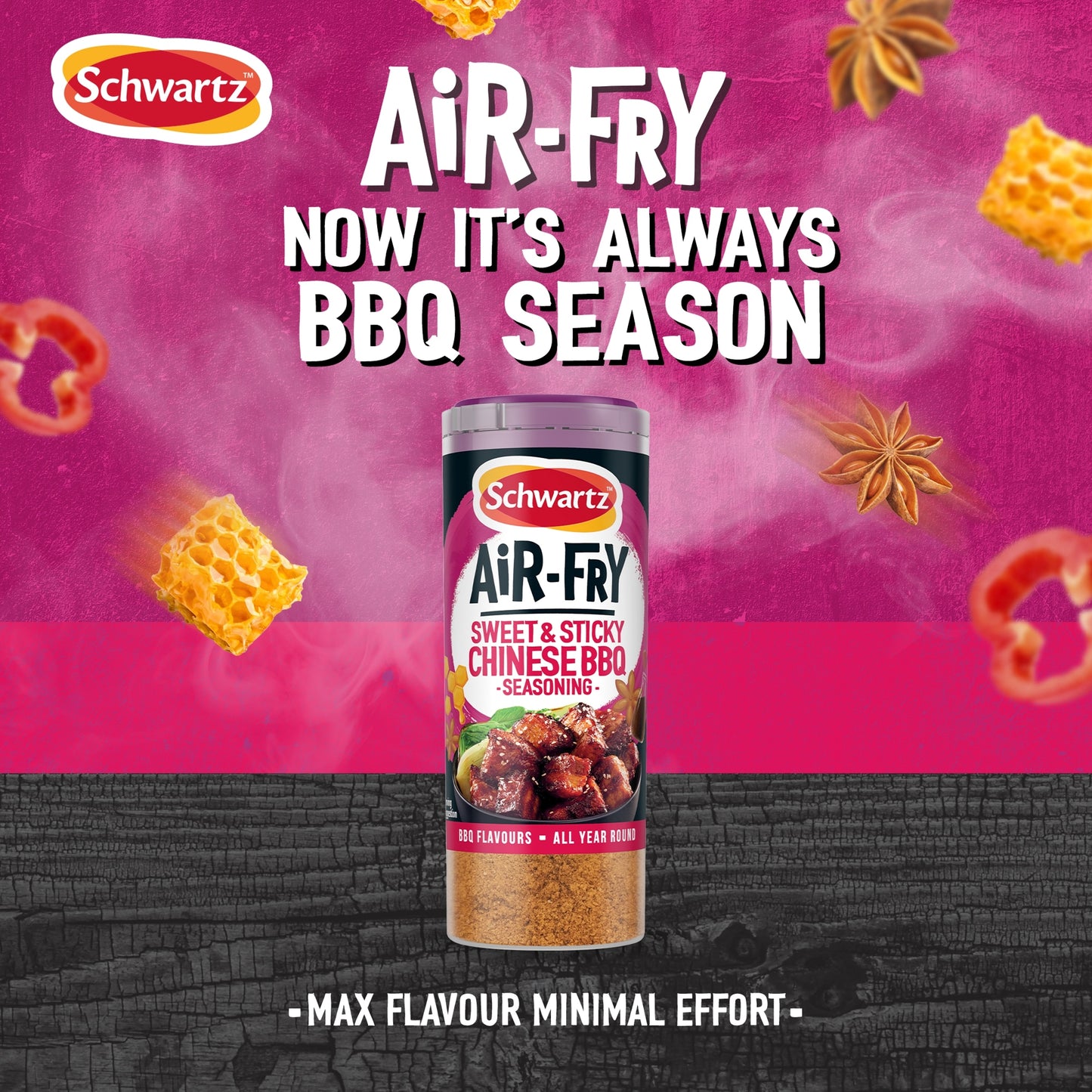 Schwartz Air Fry Sweet & Sticky Chinese BBQ Seasoning 125g — image 2